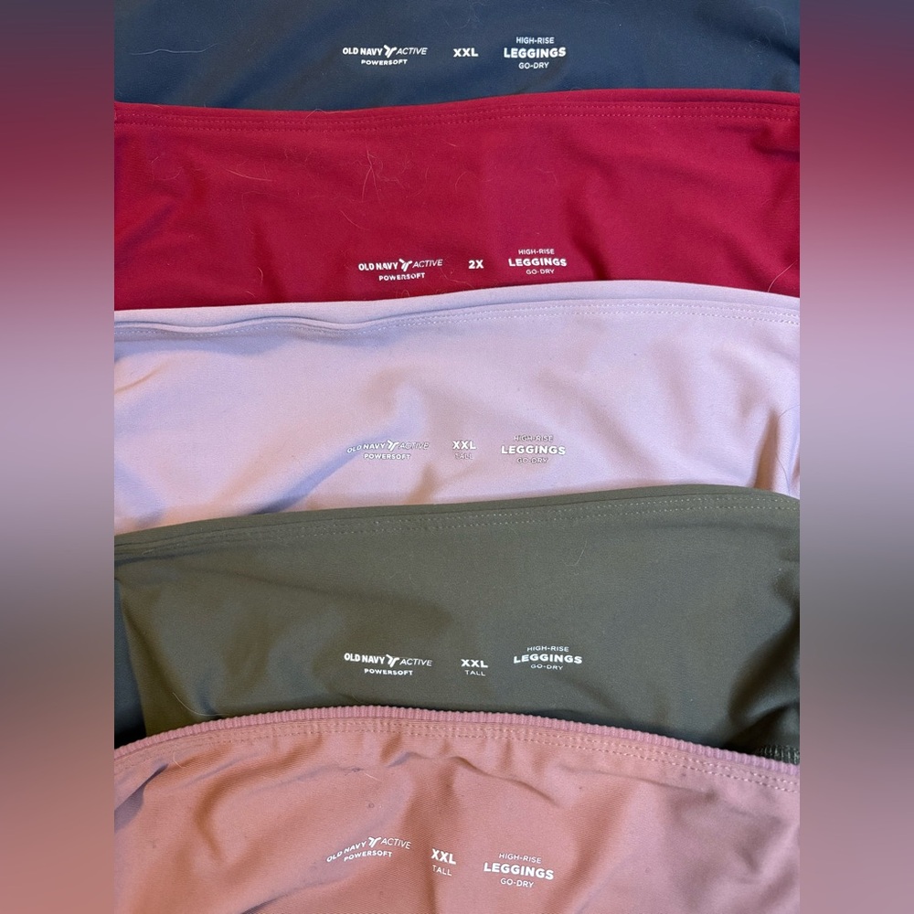 Ws XXL Old Navy Powersoft Leggings Bundle of 5